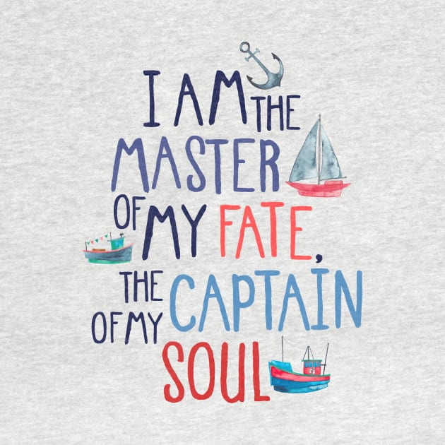 Nautical Inspirational Typography by Elena_ONeill